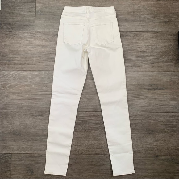 Acne Skin 5 Optic White Jeans Size 24 - Picture 4 of 16